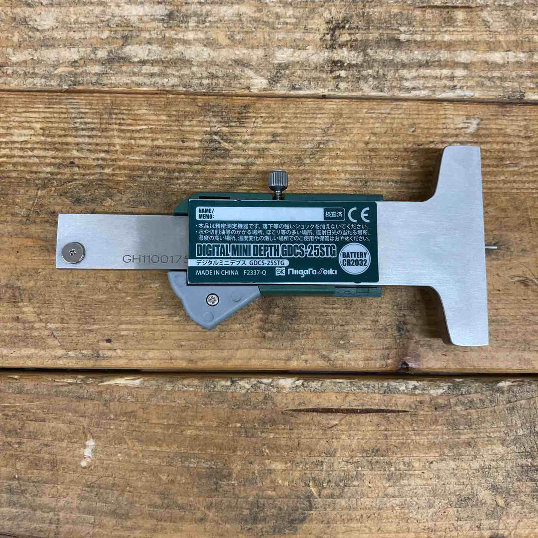 【中古美品】 新潟精機　デジタルデプス　GDCS-25STG 計測器 ノギス 【東大和店】