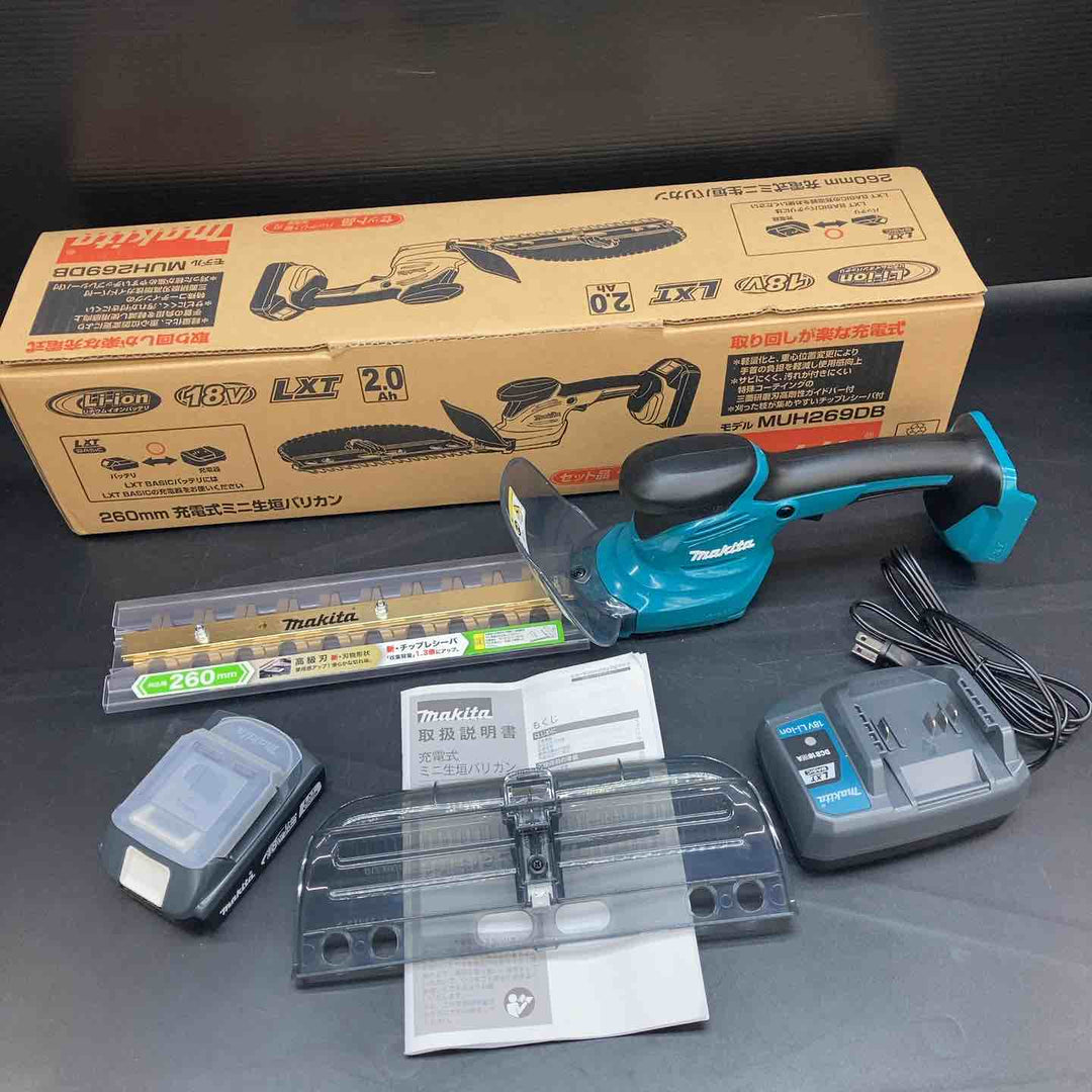 ◇マキタ(makita) 260mm 充電式ミニ生芝バリカン MUH269DB【川越店】