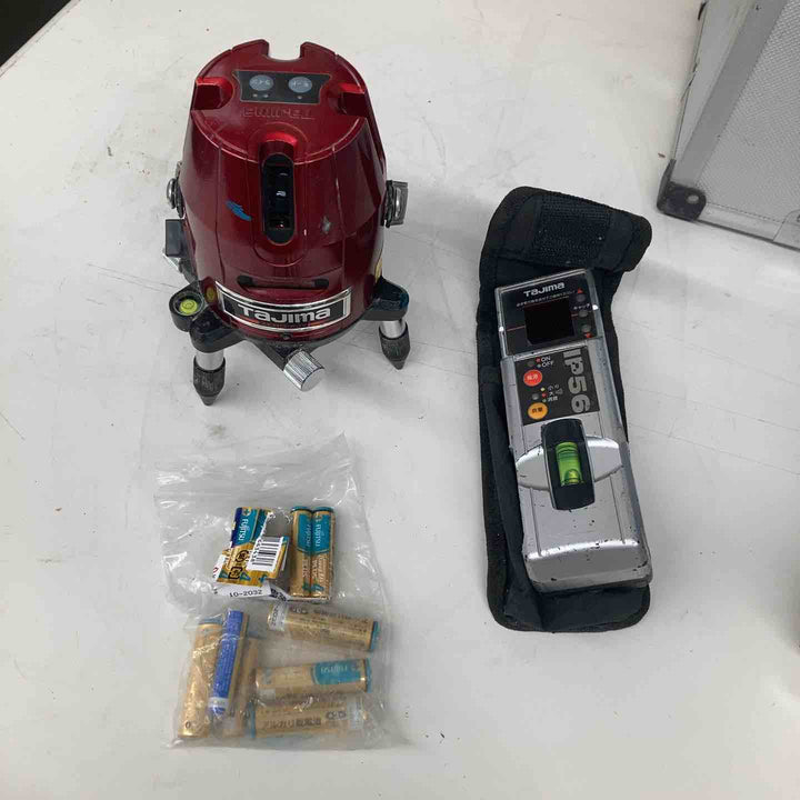 ◇タジマ(Tajima) レーザー墨出し器 矩十字・横  ZERO-KJY 赤ライン 簡易精度確認のみ【戸田店】