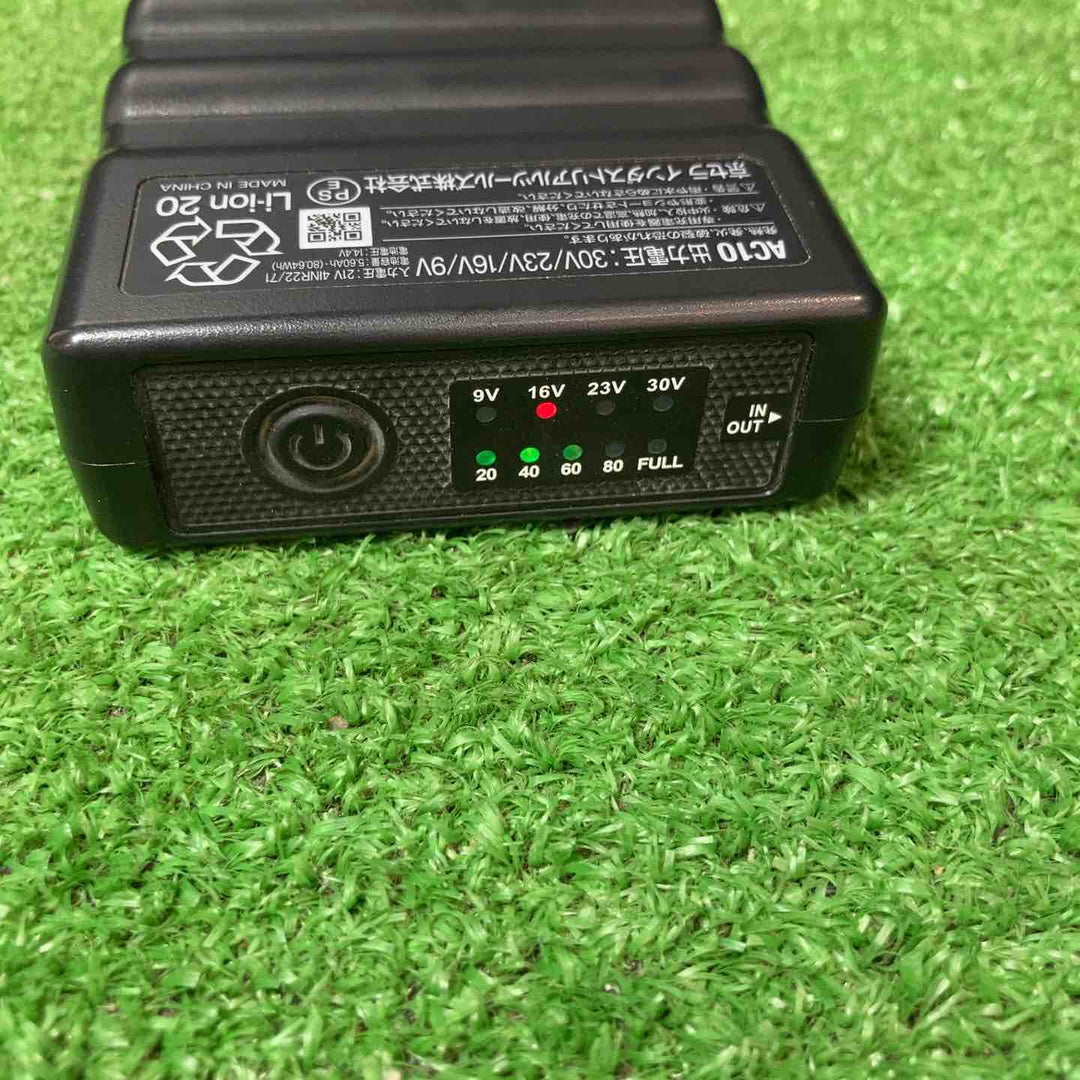 【美品】◇BURTLE バートル エアークラフト2026年モデル 30Vリチウムイオンバッテリー メタリックレッド AC10 96 F 充電器付き【岩槻店】