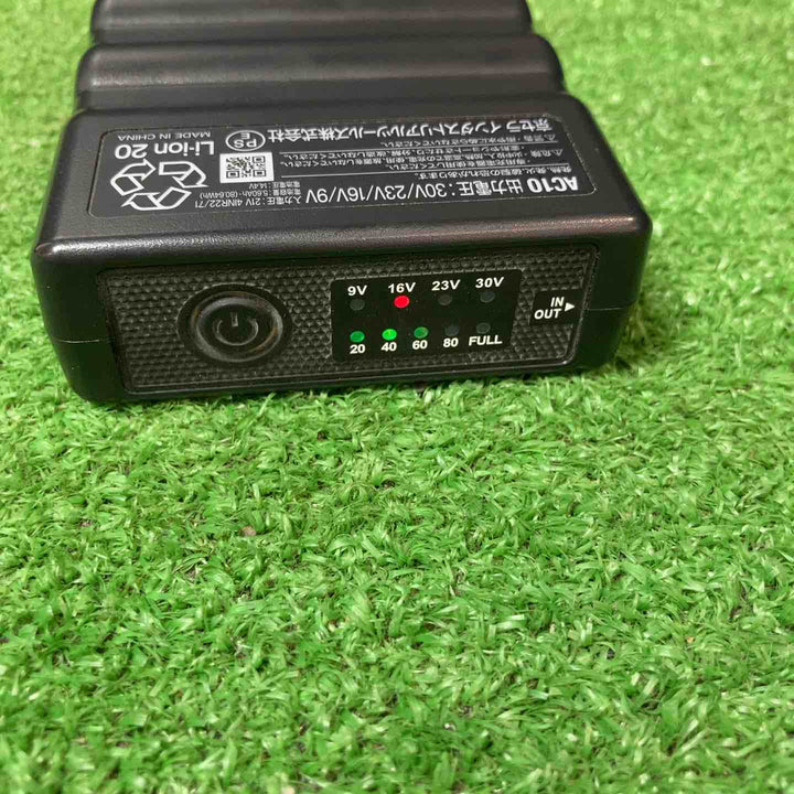 【美品】◇BURTLE バートル エアークラフト2026年モデル 30Vリチウムイオンバッテリー メタリックレッド AC10 96 F 充電器付き【岩槻店】