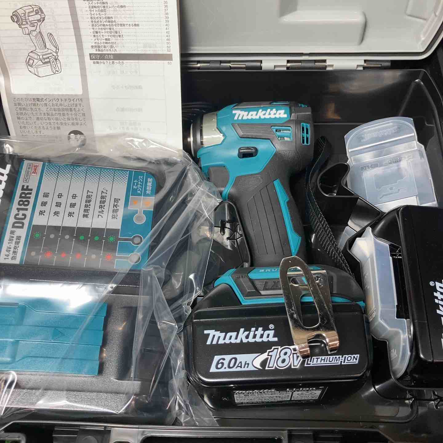 マキタ 新品、未使用品 TD173DRGX インパクトドライバー ブルー色 