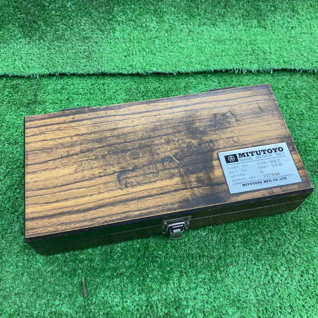 【中古品】 ミツトヨ/MITUTOYO ゲージブロックセット・BM1-32B 516-967【桶川店】