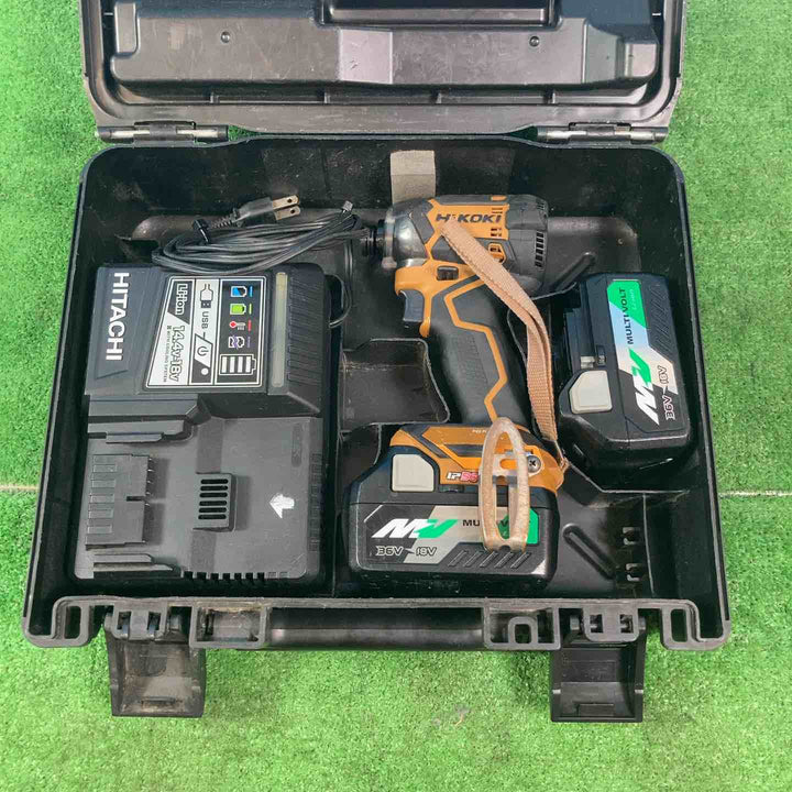 ★ハイコーキ(HIKOKI ※旧:日立工機) コードレスインパクトドライバ WH36DC(2XPS)(GC) カラープレート付【岩槻店】