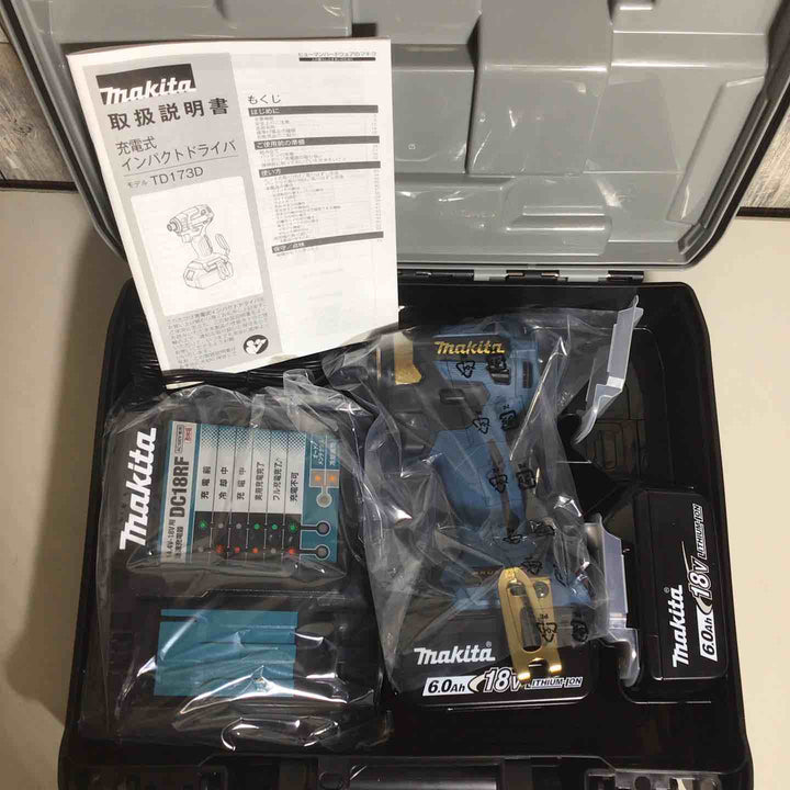 【未使用品】 マキタ makita コードレス インパクトドライバー TD173DGXPB プレミアムブルー 20周年 限定色 【戸田店】