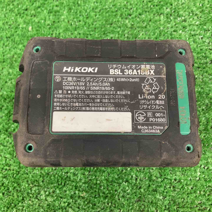 【中古品】 ハイコーキ/HIKOKI ※旧:日立工機 リチウムイオンバッテリー 36V/2.5Ah BSL36A18BX 【鴻巣店】