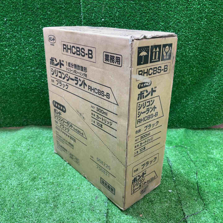 ボンド シリコンシーラント クリヤー、ブラック 300ml 計30本まとめ シーリング材 RHCBS-C/B【桶川店】