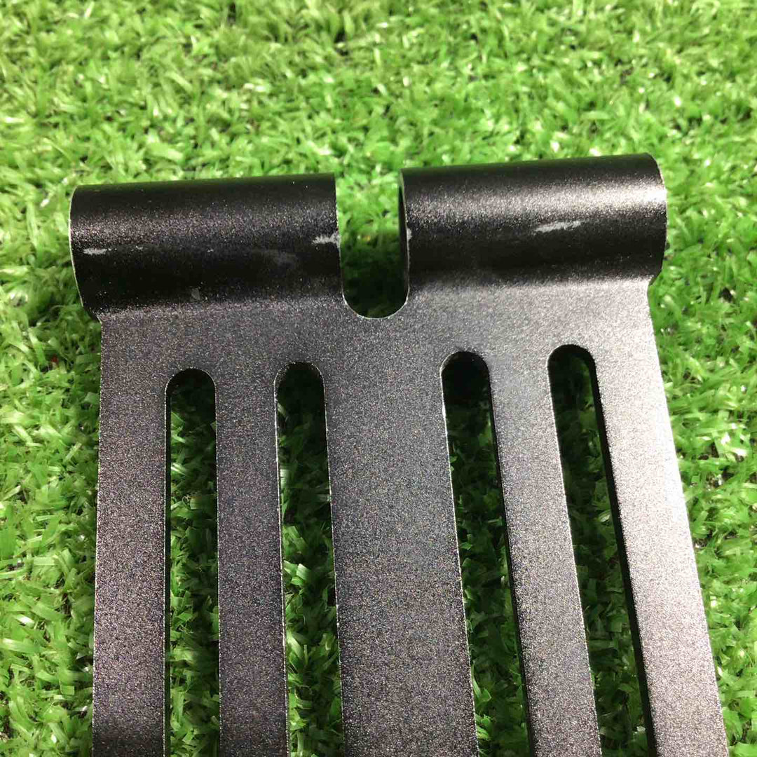 ニックス(KNICKS) アルミ削り出しベルトループ ALU15L 7枚 ブラック アルマイト加工 【川口店】