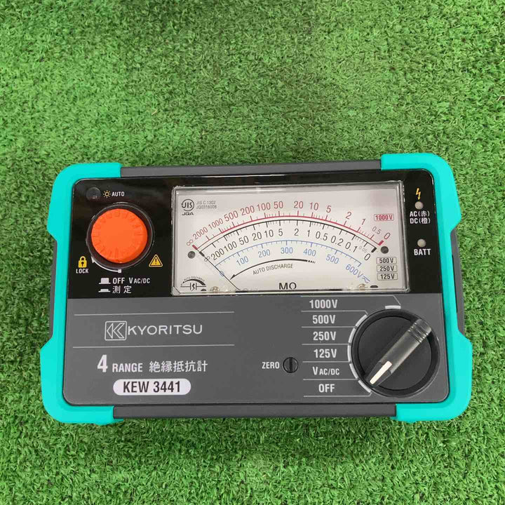 □共立電気計器(KYORITSU) アナログ絶縁抵抗計 KEW3441【川崎店】