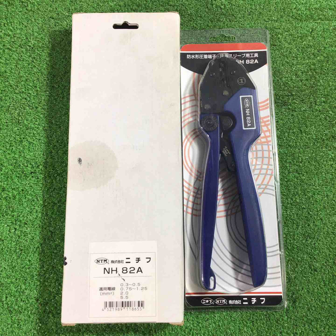 ニチフ端子工業 圧着工具 ハンドル色:青色 NH- 82A アッチャクコウグ【川口店】