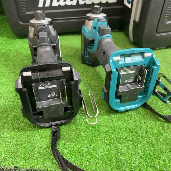 【2台セット(本体＋ケース)】マキタ(makita) コードレスインパクトドライバー TD173DZ・TD173DZB【藤沢店】