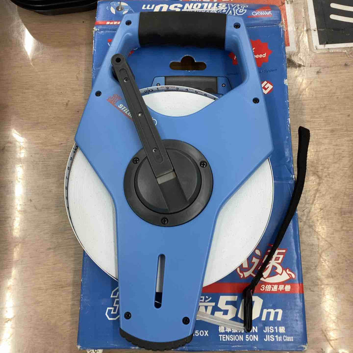 ヤマヨ測定機 ナイロンコート鋼製巻尺 NR50X【越谷店】