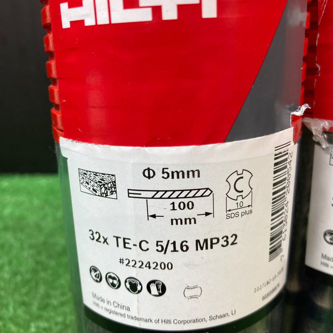 【未使用品(未開封)】HILTI(ヒルティ) 32×TE-C 5/16 MP32 2個セット#2224200