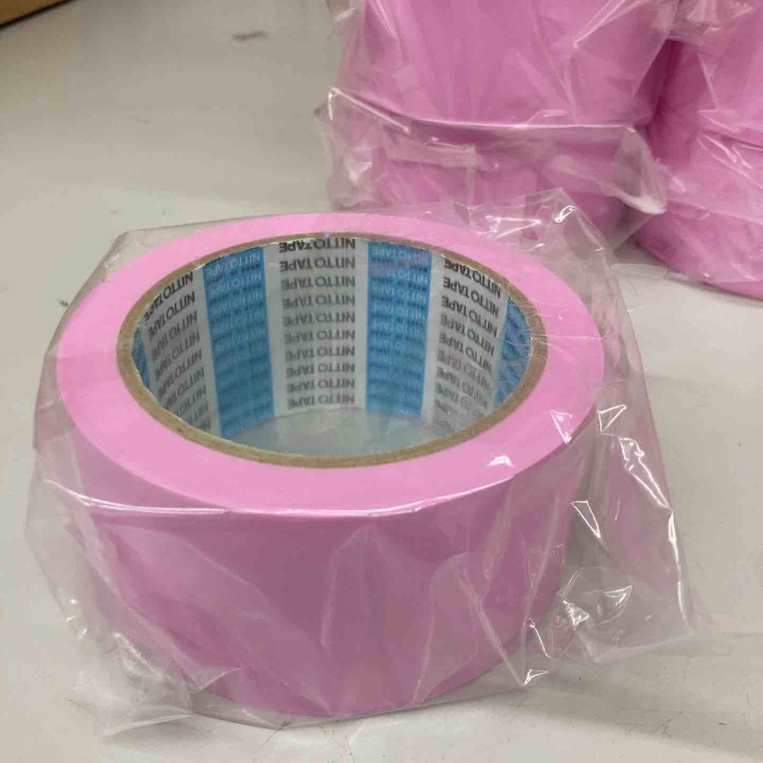 ▼日東電工(Nitto)床養生テープ さくら色 No.397 30巻 1箱 50mm×25ｍ 長期保管品③【戸田店】