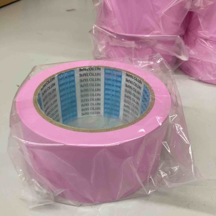 ▼日東電工(Nitto)床養生テープ さくら色 No.397 30巻 1箱 50mm×25ｍ 長期保管品③【戸田店】