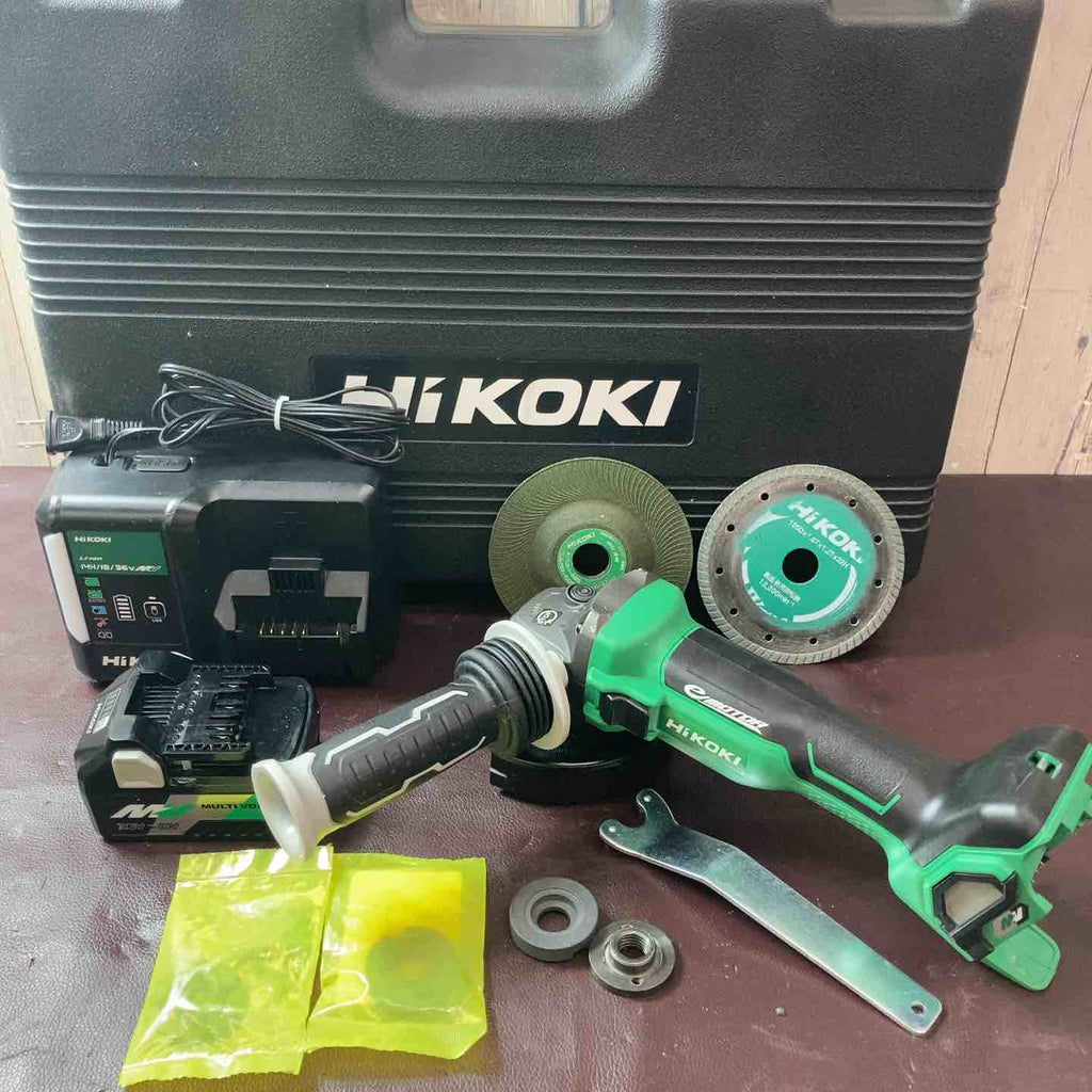 中古美品】☆ハイコーキ(HIKOKI ※旧:日立工機) 125mmコードレス 