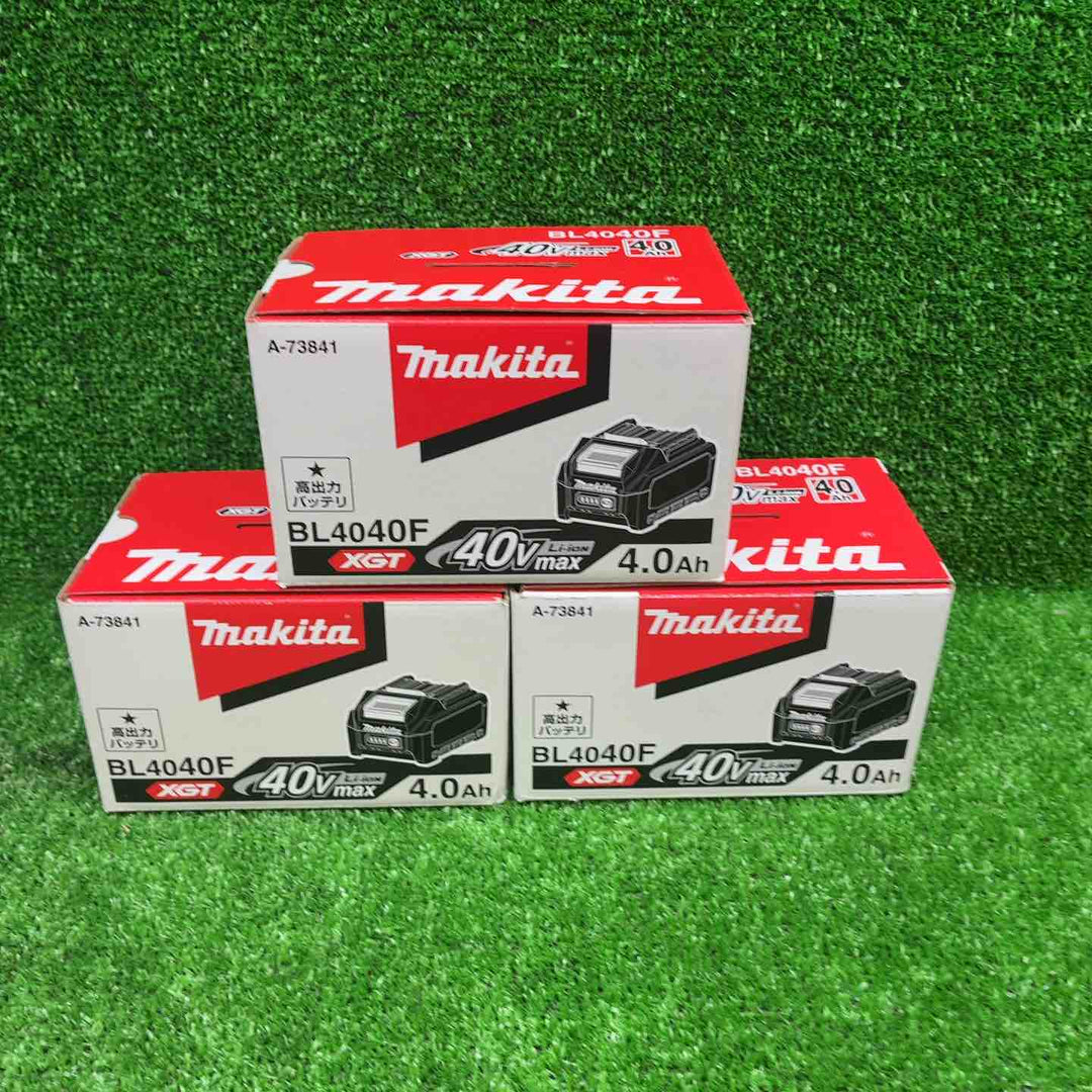 【未使用品】 マキタ (makita) リチウムイオンバッテリー 40Vmax/4.0Ah BL4040F　3個セット 【藤沢店】