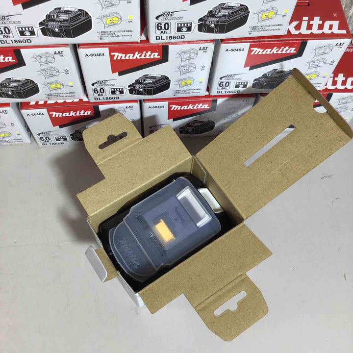 【未使用品】 純正 マキタ makita リチウムイオンバッテリー 18V/6.0Ah BL1860B 10個 バッテリー 純正品 【戸田店】