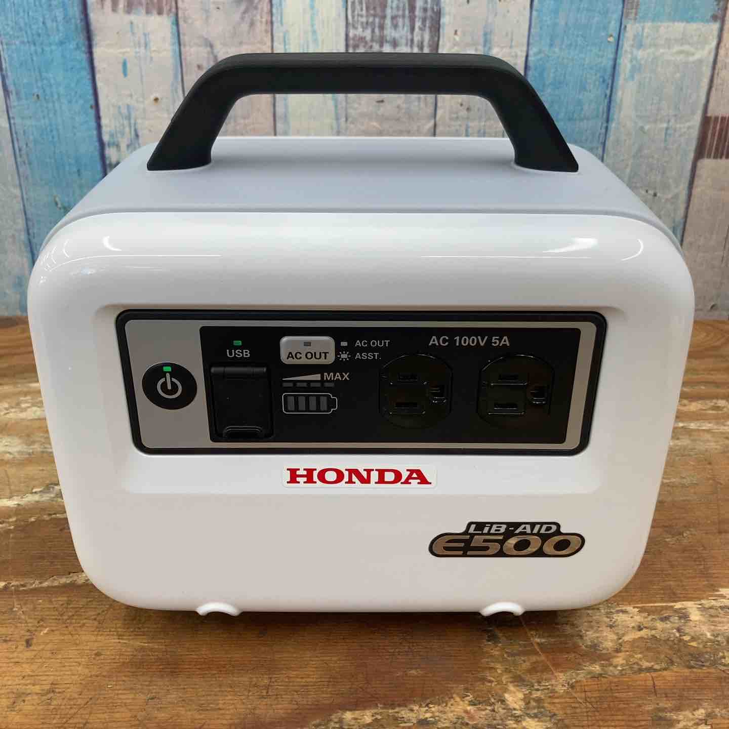中古美品】HONDA ホンダ ポータブル電源 蓄電池 LiB-AID リベイド E500