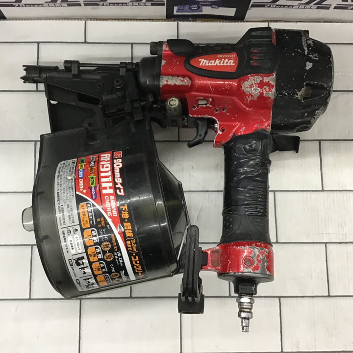 ★マキタ(makita) 高圧エア釘打ち機 AN911H【所沢店】