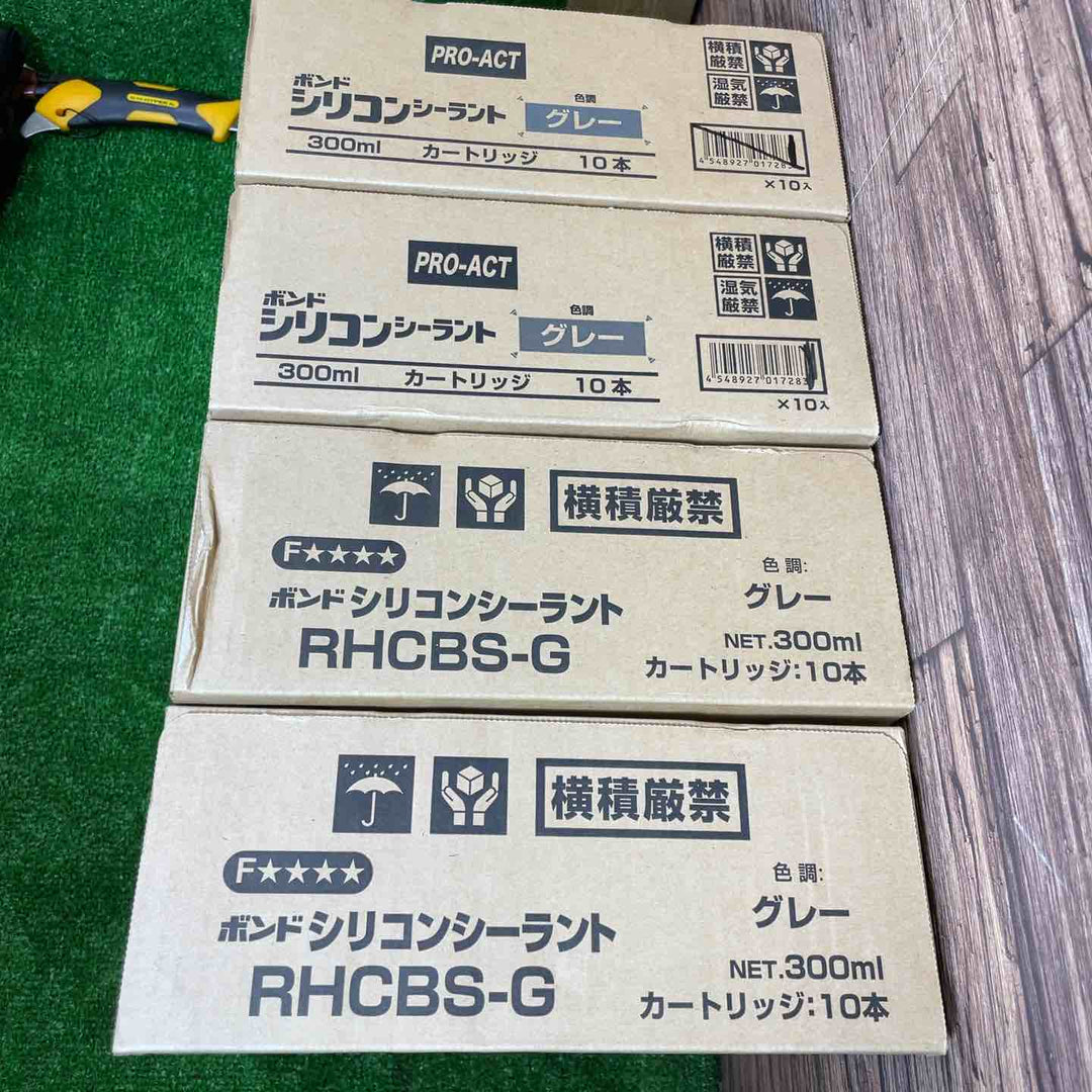 コニシ ボンドシリコンシーラント グレー10本入×4箱【桶川店】