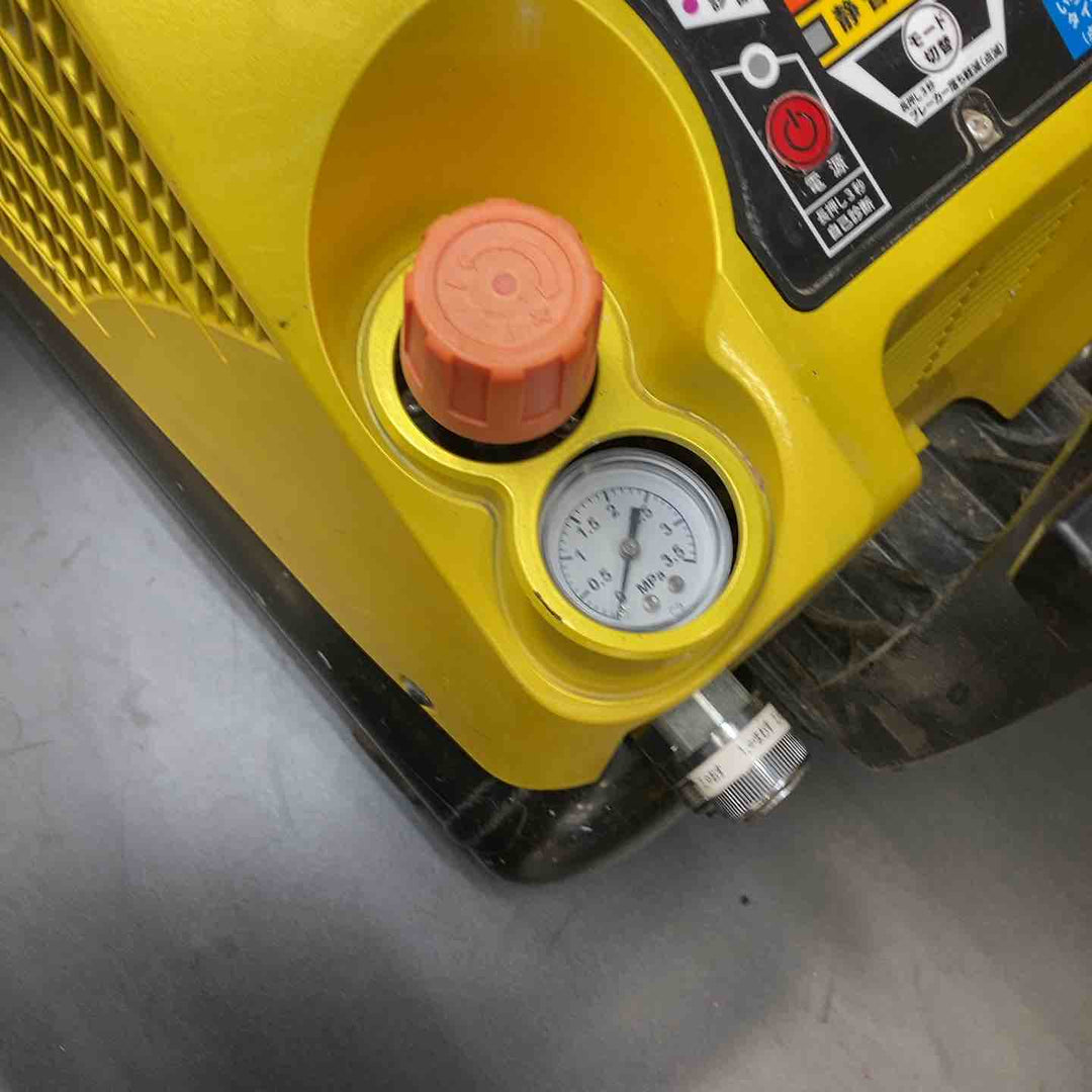 【中古品】MAX 建築用 高圧 4口 エアコンプレッサー AK-HH1270E2 限定色 リーフイエロー 動作確認済み【川越店】