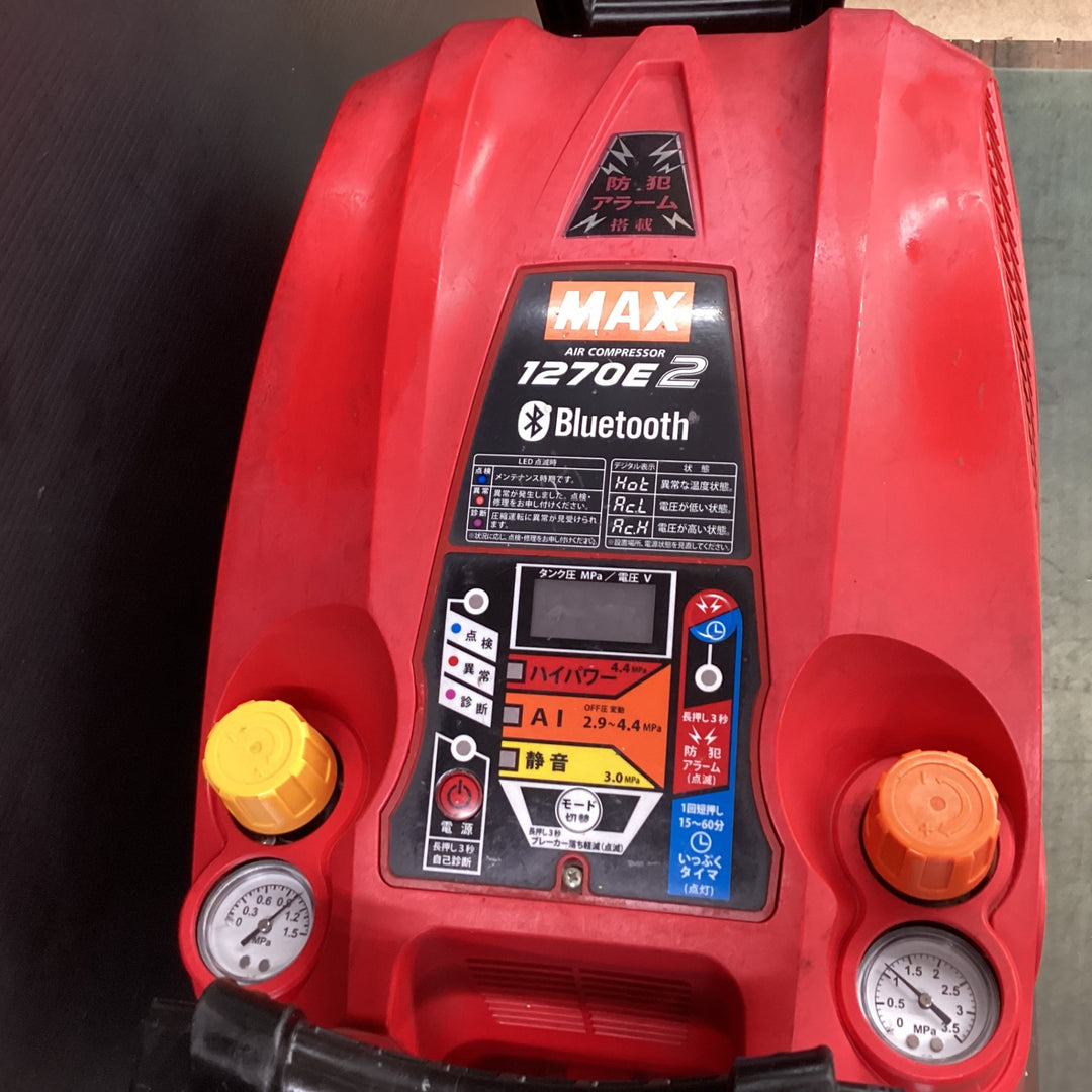マックス(MAX) エアコンプレッサー AK-HL1270E2_レッド 【東大和店】