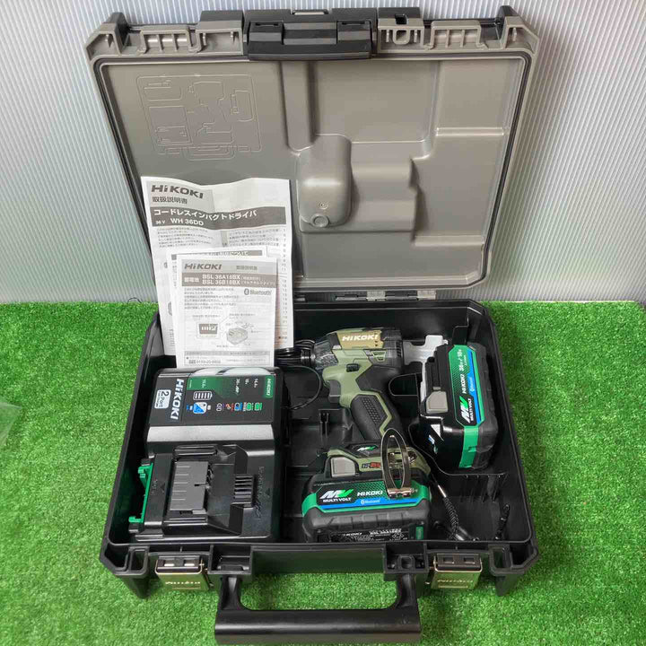 ★ハイコーキ(HIKOKI ※旧:日立工機) コードレスインパクトドライバ フォレストグリーン WH36DD(2XHGSZ)【岩槻店】