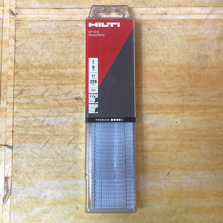 ▼HILTI/ヒルティ 金属が埋まっている木材の切断 レシプロソーブレード SP23/6/35pc【229mm、35本セット】【川崎店】