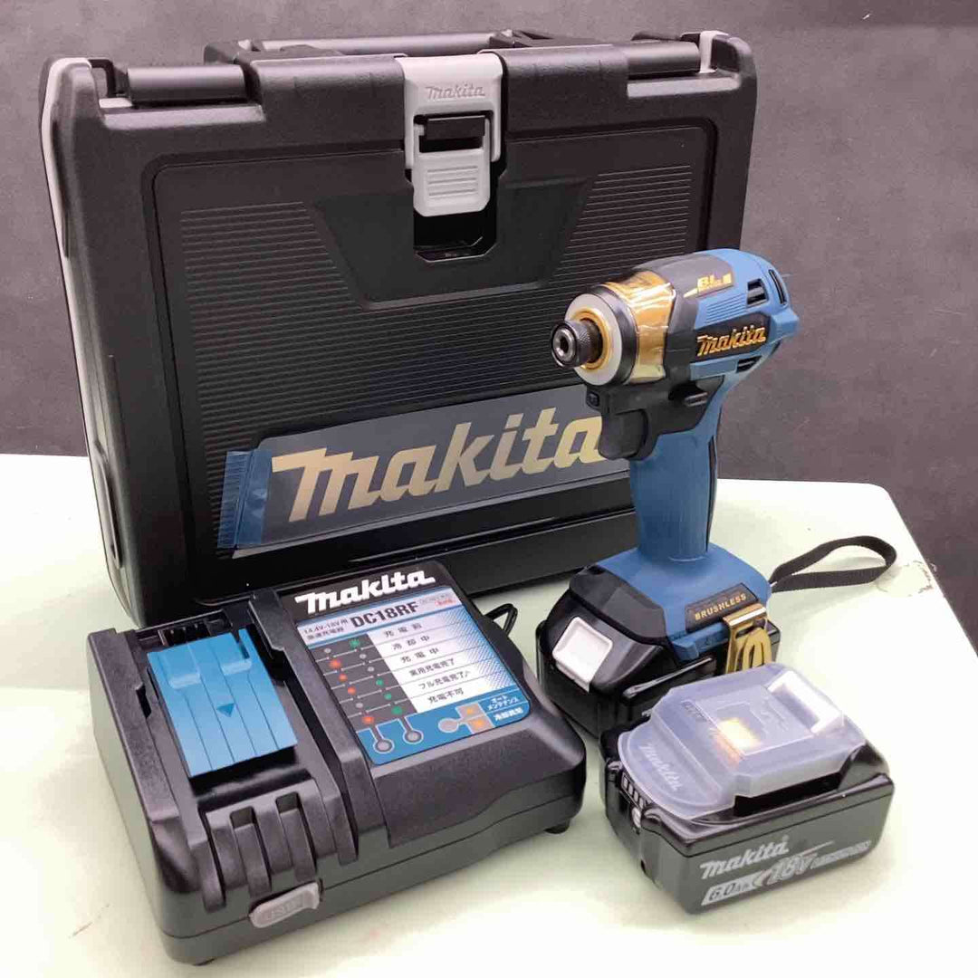 【未使用】マキタ(makita) コードレスインパクトドライバー TD173DGXPB LXT20周年記念限定カラー  プレミアムブルー【川越店】