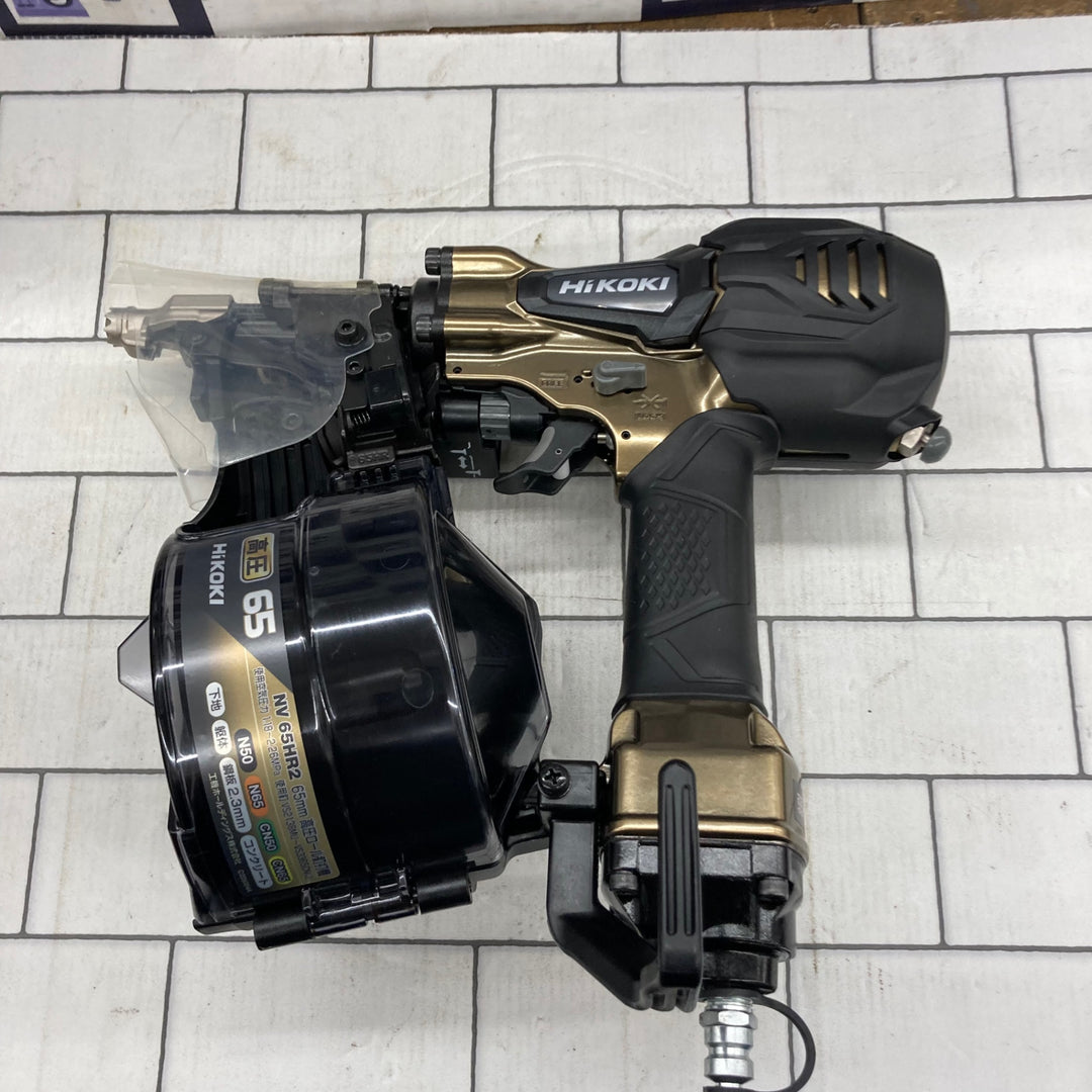 ★ハイコーキ(HIKOKI ※旧:日立工機) 高圧エア釘打ち機 NV65HR2(S)【所沢店】