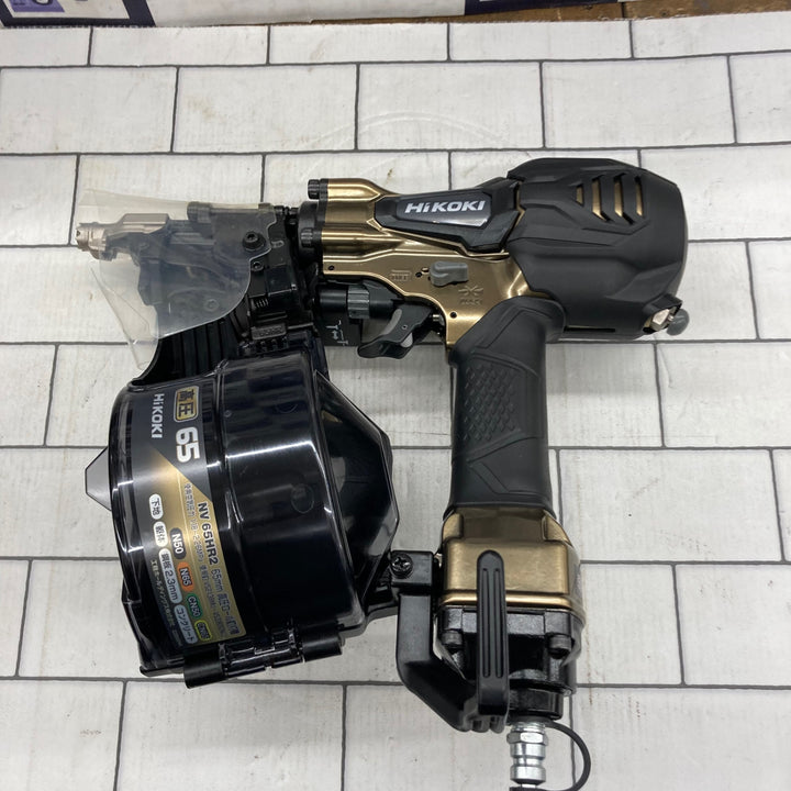 ★ハイコーキ(HIKOKI ※旧:日立工機) 高圧エア釘打ち機 NV65HR2(S)【所沢店】