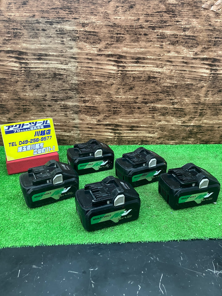 ハイコーキ(HIKOKI ※旧:日立工機) リチウムイオンバッテリー 36V/4.0Ah BSL36B18 5個セット【川越店】