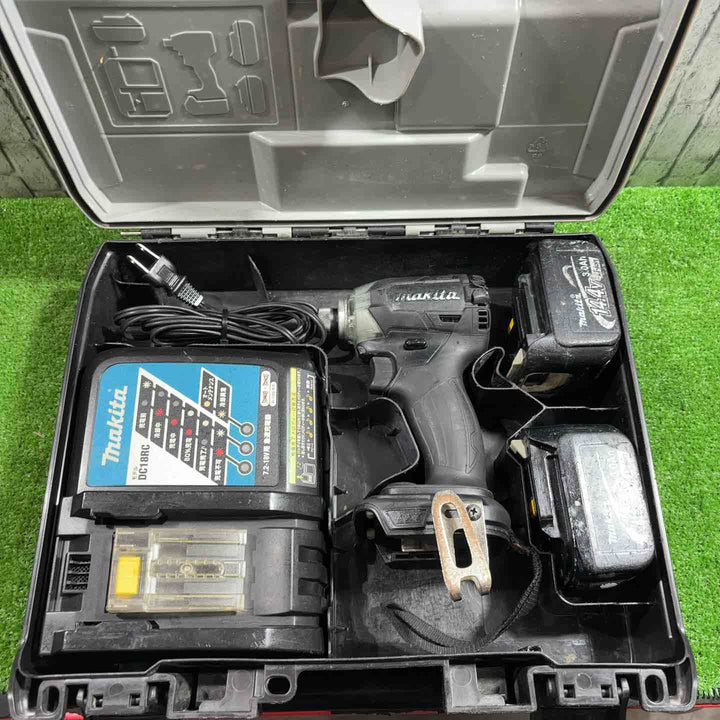 ★マキタ(makita) 14.4V コードレスインパクトドライバー TD137DRFXB 動作確認済み【川口店】