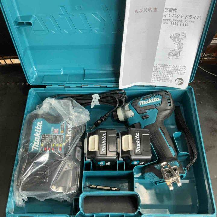 ★マキタ(makita) コードレスインパクトドライバー TD111DSMX【草加店】