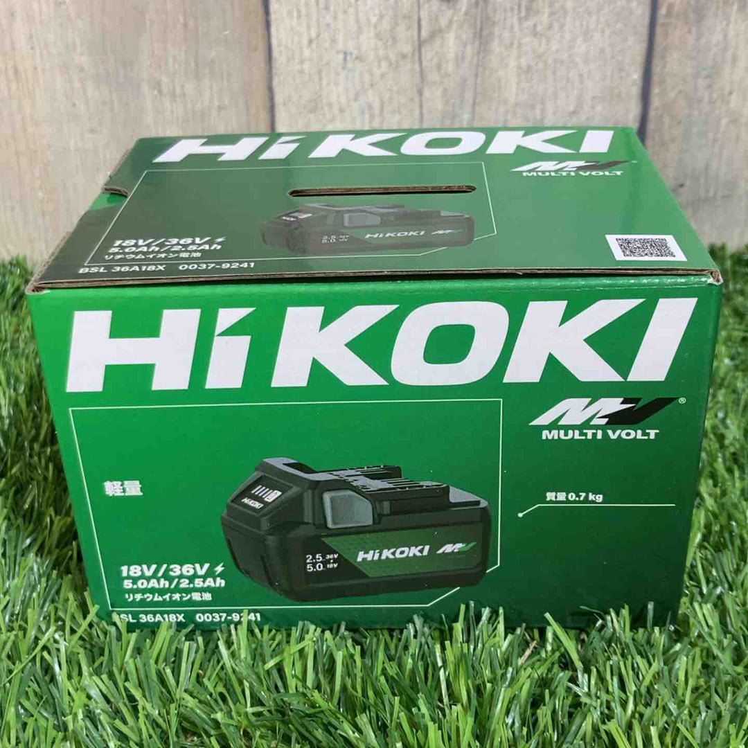 ★ハイコーキ(HIKOKI ※旧:日立工機) リチウムイオンバッテリー 36V/2.5Ah BSL36A18X【戸田店】