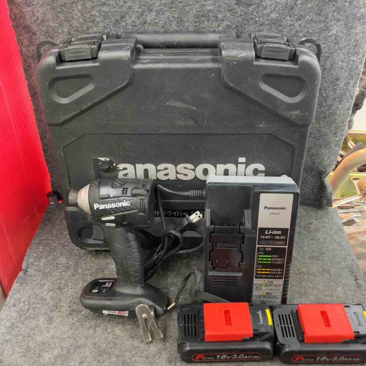 ◇パナソニック(Panasonic) コードレスインパクトドライバ EZ75A7PN2G-B ブラック【鴻巣店】