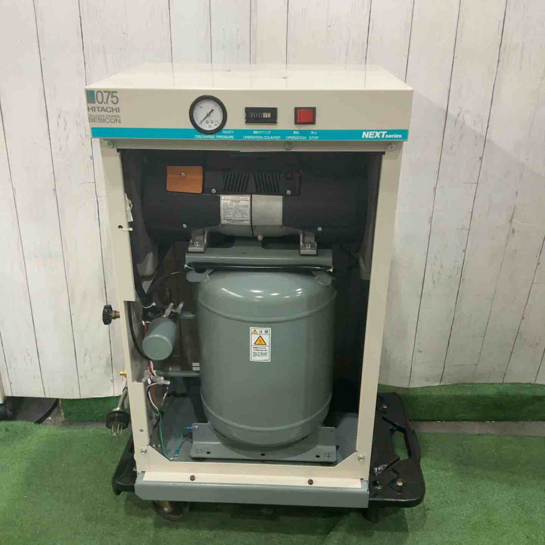 【店頭受取り限定】◇日立産機 パッケージコンプレッサー PO-0.75LETN 動作確認済【川口店】
