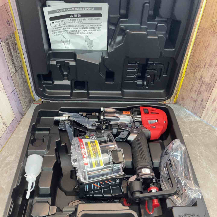 【未使用品】★マックス MAX 65ｍｍ 高圧エア釘打ち機 高圧コイルネイラ 型枠用 HN-65FW1【八潮店】