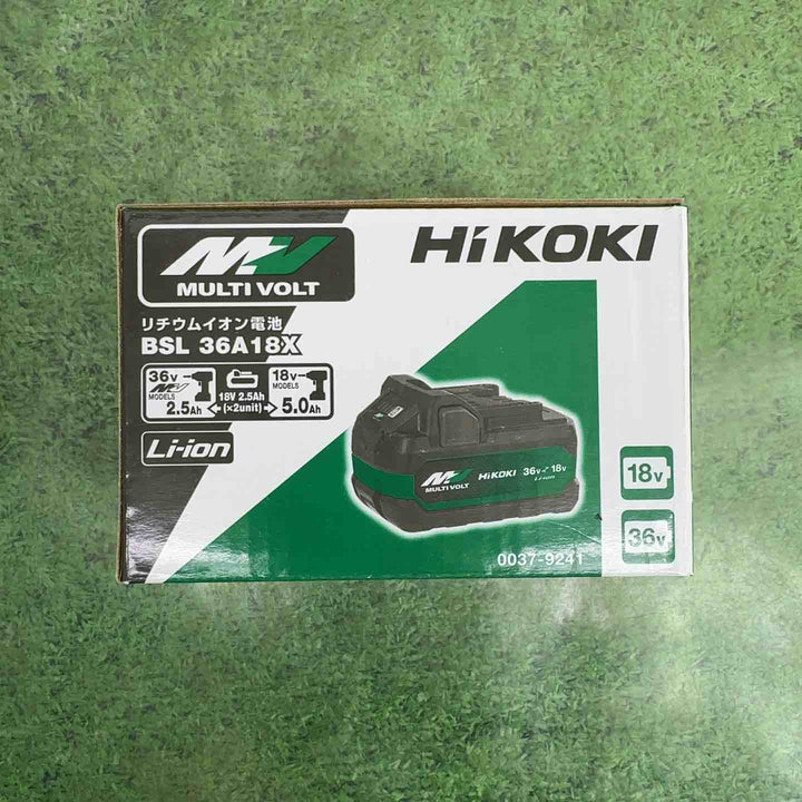 ハイコーキ(HIKOKI ※旧:日立工機) リチウムイオンバッテリー 36V/2.5Ah BSL36A18X 10個セット【町田店】
