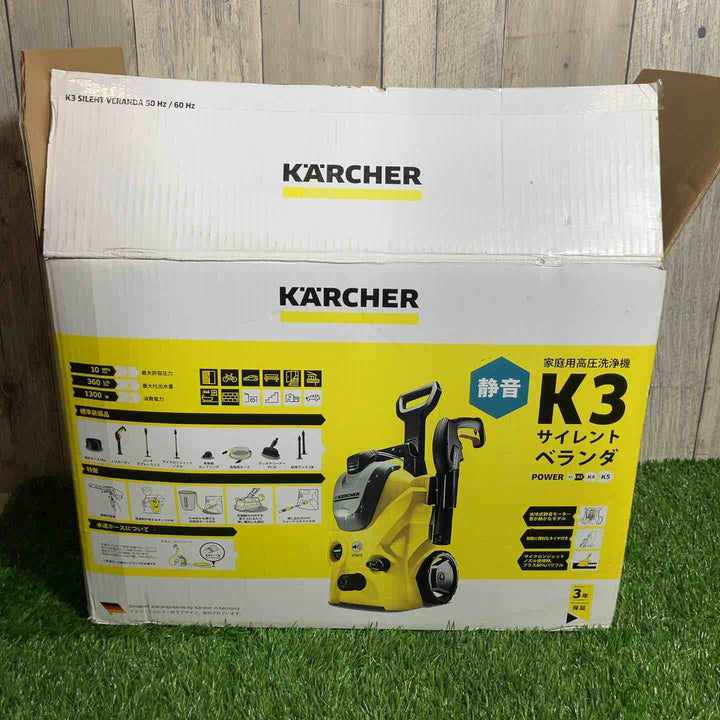 【美品】◇ケルヒャー(Karcher)高圧洗浄機 K 3 サイレント プラス ベランダ(50Hz) 1.603-202.0【戸田店】