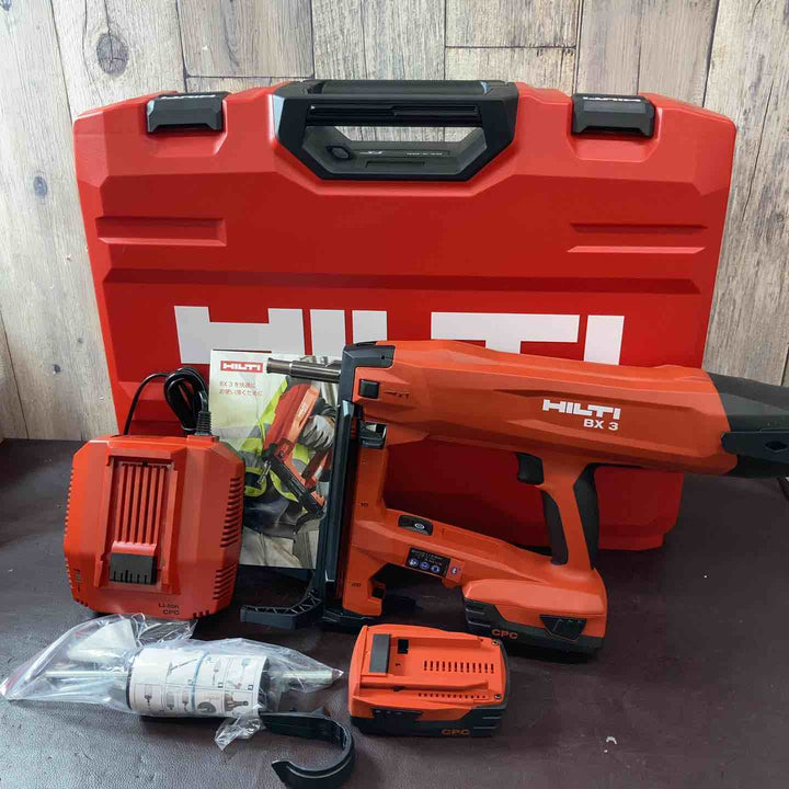 【未使用品(店頭展示品)】HILTI(ヒルティ) バッテリー式鋲打ち機 BX3-ME P2/2.6Ahコンボ ガス銃【東大和店】