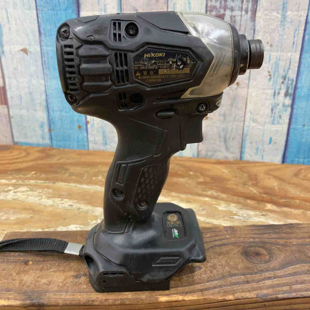 【中古品】★ハイコーキ(HIKOKI ※旧:日立工機) コードレスインパクトドライバー WH36DA(NN) 36V マルチボルト 本体のみ【柏店】