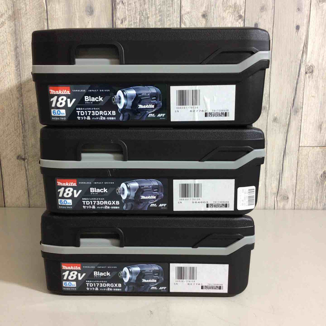 ★マキタ(makita) コードレスインパクトドライバー TD173DRGXB ブラック【戸田店】