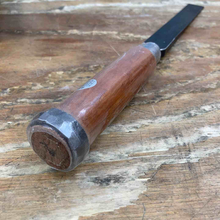 【中古品】　「悦英」銘 鑿 長刃 突き鑿 のみ 和工具 大工道具【柏店】