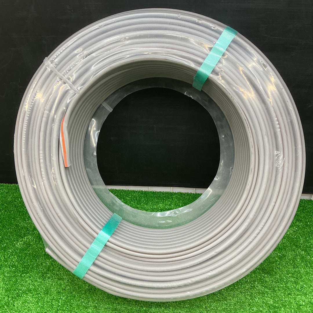 【未使用品】弥栄電線 VVF 3×2.0mm 200V用(黒･赤･緑) 100m巻【電材館越谷店】