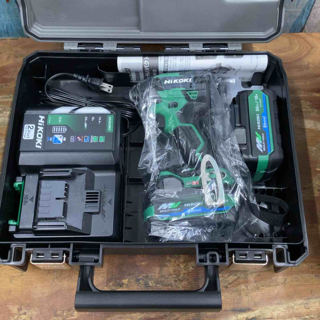 【未使用品】★ハイコーキ(HIKOKI) コードレスインパクトドライバ アグレッシブグリーン WH36DD(2XHLSZ) 3台セット【柏店】