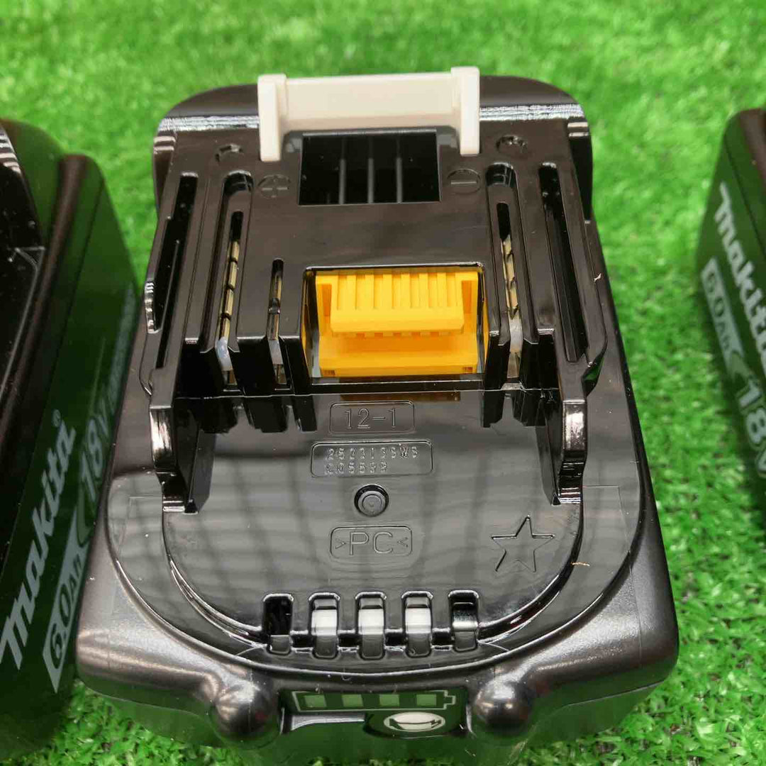 マキタ/makita リチウムイオンバッテリー 18V/6.0Ah BL1860B 3個セット 純正品【川越店】