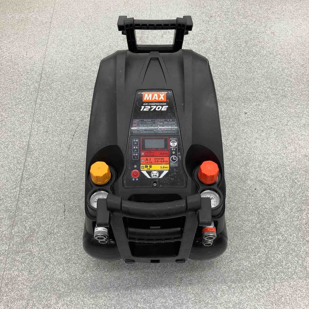 ★マックス(MAX) エアコンプレッサー AK-HL1270E_ブラック【八潮店】