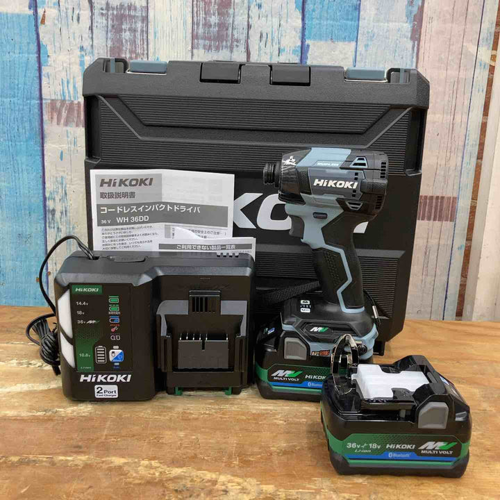 ★ハイコーキ(HIKOKI ※旧:日立工機) コードレスインパクトドライバー WH36DD(2XHSZ)(IG)【柏店】